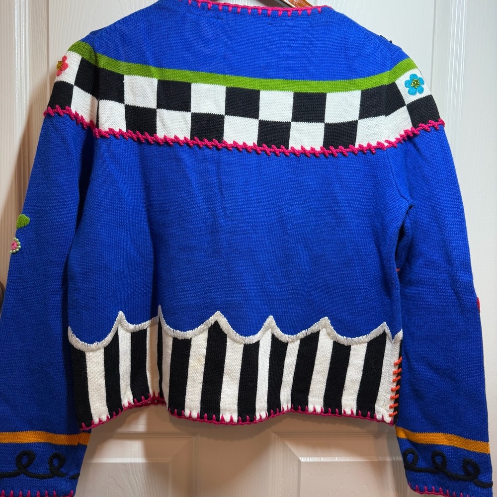 rare vintage michael simon butterfly sweater NWT - Picture 12 of 15